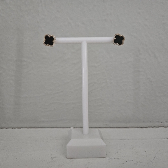 NWOT Rachel Zoe Van Cleef Inspired Earrings - Picture 1 of 3